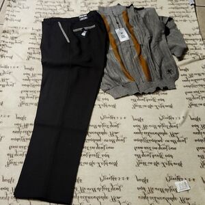 Stacey Adams Shirt and pants set large//never worn